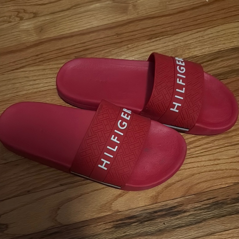 Tommy Hilfiger Bold Red Slides